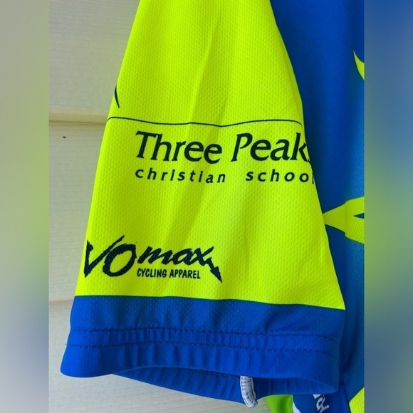 VOmax Men’s Cycling Shirt-Size: XL-100% Polyester-7” Front Zipper-Pre-Owned - Picture 4 of 9